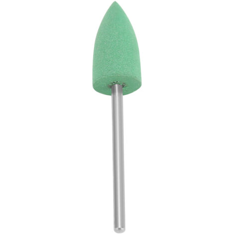 Fraises de polissage dentaire en caoutchouc silicone grain 240, accessoire de meulage vert XL pour fraises et forets dentaires