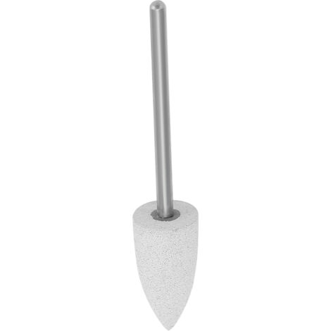 Fraises de polissage dentaire en caoutchouc silicone grain 240, accessoires de meulage et perçage XL argent blanc