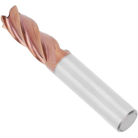 Fraises en carbure de tungstène 12x75mm pour usinage métal - Jeu 4 tailles pour fraiseuse CNC