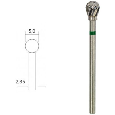 Fraises en métal renforcé embouts rond Ø 5 mm - Proxxon