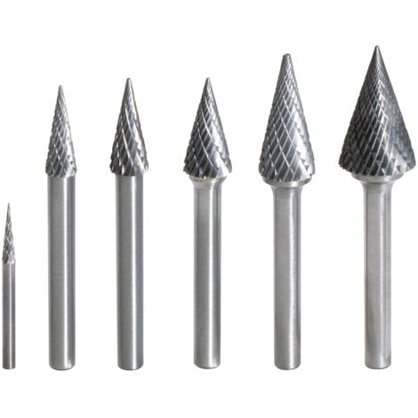 Ks Tools – Fraises HM forme M 3 mm – Carbure haute résistance – Pour métaux durs et inoxydables – Coupe nette et fraisage optimal