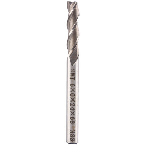 Fraises HSS longue queue 6mm pour aluminium CNC - 3 tailles disponibles