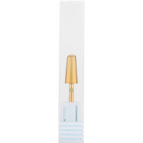 Fraises pour Ongles 5 en 1, Tête Plate Conique XF pour Polissage et Ponçage - Accessoire Ponceuse à Ongles
