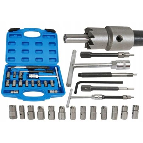 Fraises pour socles d'injecteurs d'injections kit 17 éléments
