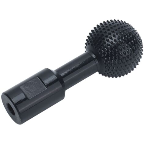 Fraises sphériques en acier carbone pour meuleuse d'angle, idéales pour sculpture sur bois et finitions, diamètre 10mm, compatibles modèles 115 et 125.