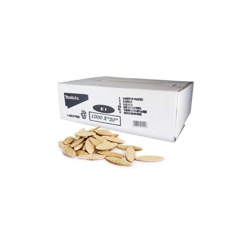 Makita - Lot de 1000 lamelles bois type 20 P-08850