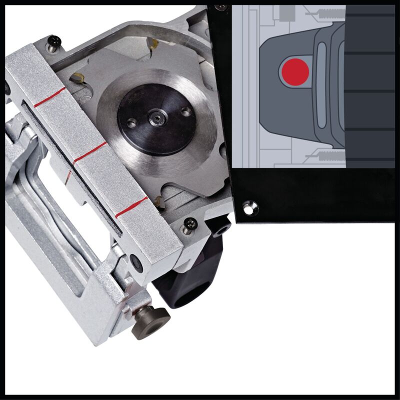 Einhell Fraiseuse à lamelle TC-BJ 900 860 W, Réglage d/'angle d/'inclinaison...