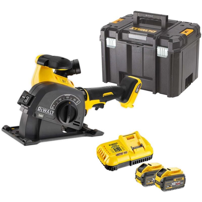 Dewalt - Fraiseuse à maçonner sans fil DCG200X2-QW FlexVolt 54V 9Ah