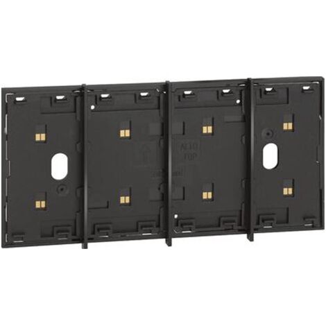 Frame 4 moduli nera bticino living now KG8104