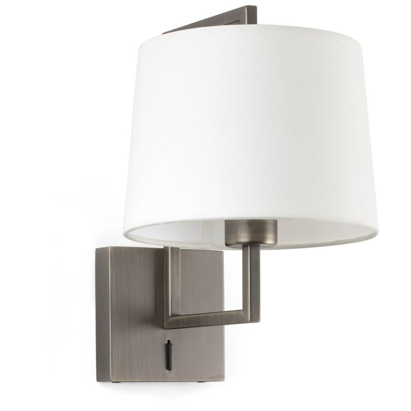 

Faro Barcelona - FRAME Aplique de pared oro viejo/blanca - ORO VIEJO