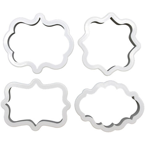 Frame DIY Silicone Cake Mold Mould Decorating Tool for Baking Fondant Cupcake Dessert 01