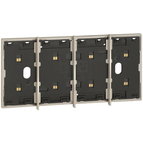 Frame Elettrificato Bticino Living Now 4 moduli Sabbia KM8104