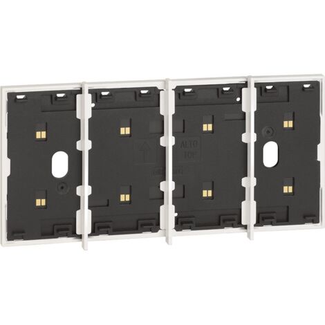 Frame elettrificato Living now 4 moduli bianco Bticino KW8104