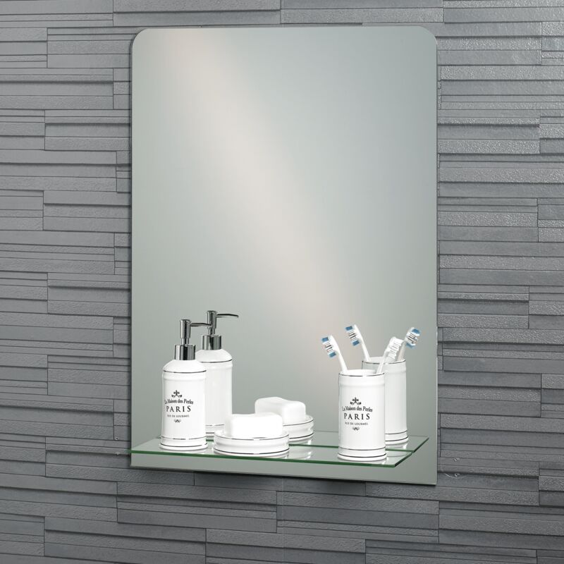 frameless vanity mirror