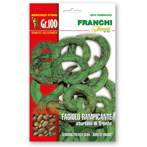 FRANCHI SEMENTI - Semi fagiolo rampicante STORTINO DI TRENTO 100 gr