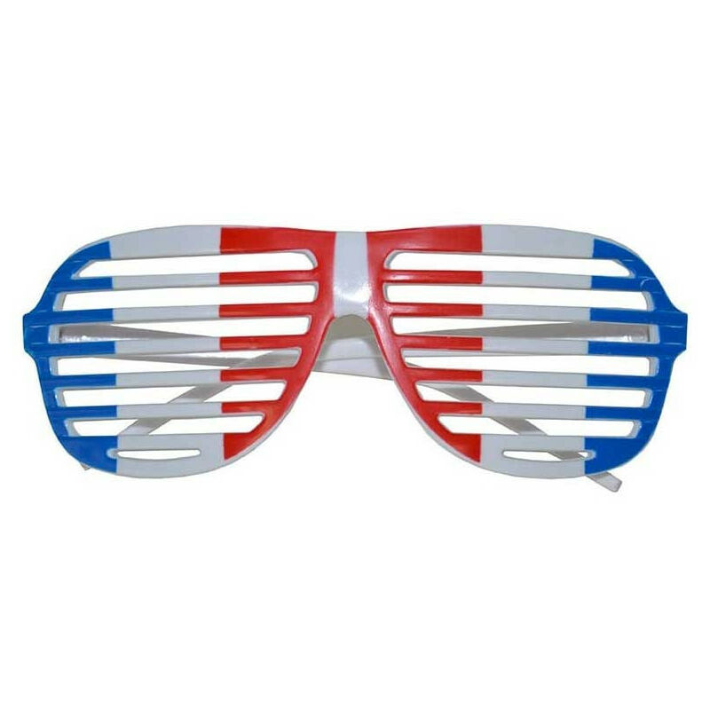 Image of Francia blu/bianco/rosso bandiera tricolore tenda da sole occhiali da tifoso