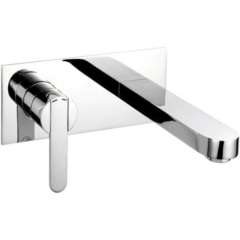 HYDROS Francis Pegler Strata Wall Mounted Bath Filler Tap Chrome Modern Style