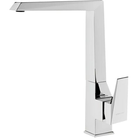 HYDROS Francis Pegler Ventu Kitchen Tap Mono Mixer Chrome Modern Square Style
