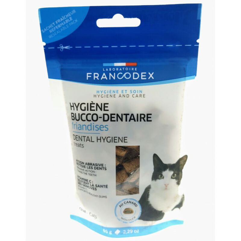 

La higiene oral trata 65g para gatitos y gatos