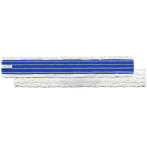 Frangia in microfibra bianca Velcro System 100 cm