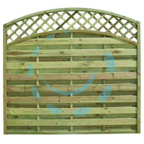 Frangivento Ad Arco In Pino Impregnato - cm.180x180h.
