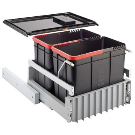Franke Abfalltrennsysteme - Abfalleimer 300-45 Duo, eingebaut 121.0150.144
