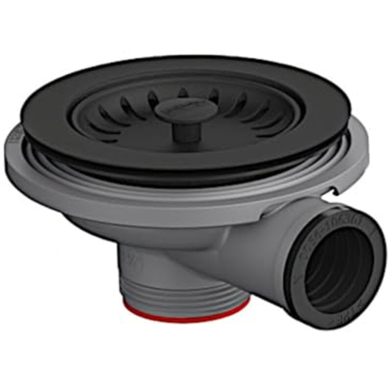 Franke - Accessoires - Bonde à panier Colorline, noir mat 112.0657.022