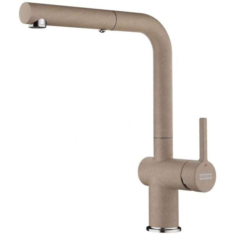 Franke - Mitigeur Active l Fragranit douchette double jet - Oyster coloris