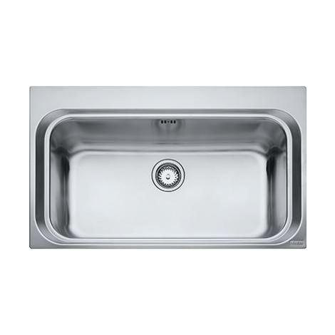 Accessori Lavello Franke Acquario.Franke Aex 610 Lavello Acquario Line Inox Satinato 86x51 Cm Fun 101 0198 559