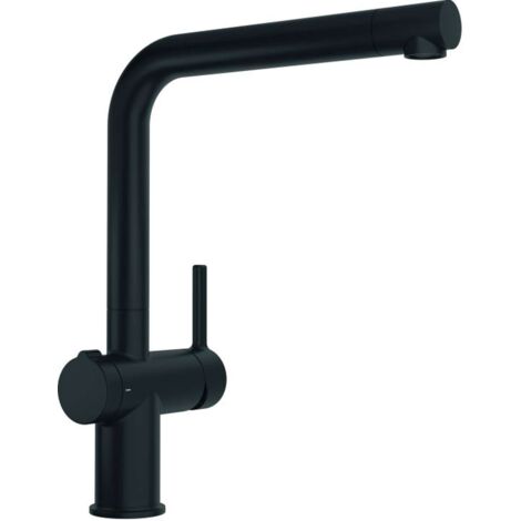 FRANKE Armatur Active L - Black Matt, Schwenkauslauf, Hochdruck, Seitenbedienung