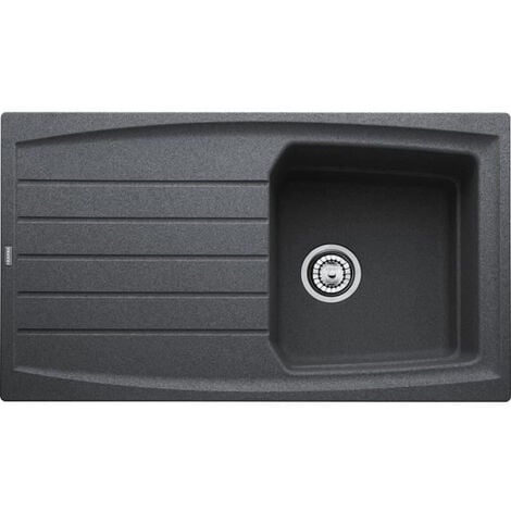 Franke ATG 611 Evier en Fragranit - 86x50cm - avec égouttoir, Graphite