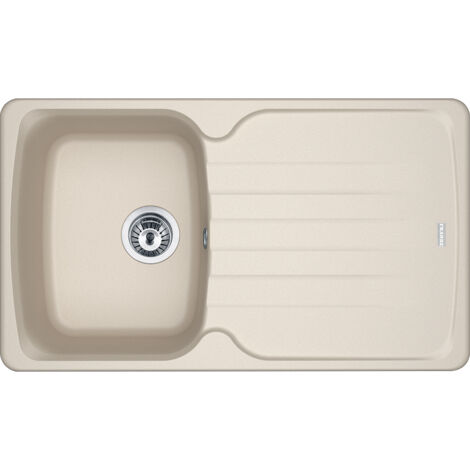 Franke AZG 611-86. Tipo di lavello: Lavello montato su piano, Forma del lavandino: Rettangolare, Colore del prodotto: Beige. Larghezza: 860 mm, Profondità: 500 mm, Altezza: 210 mm - 114.0488.429