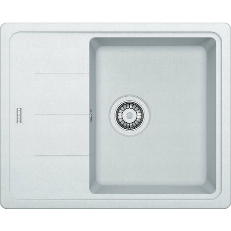 Franke Basis - Évier en fragranit BFG 611-62, 62x50 cm, blanc artic 114.0285.103