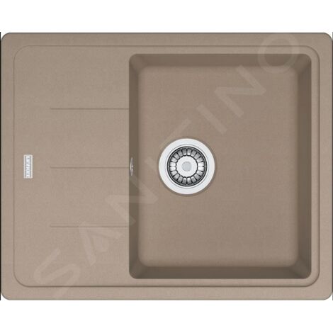 Franke Basis - Évier en fragranit BFG 611-62, 62x50 cm, cachemire 114.0494.751