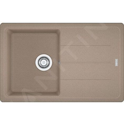 Franke Basis - Évier en fragranit BFG 611-78, 78x50 cm, cachemire 114.0494.757