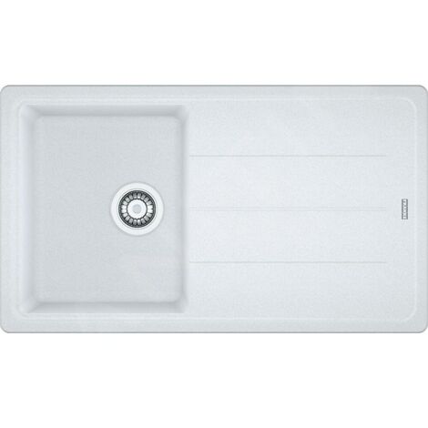 Franke Basis - Évier en fragranit BFG 611-86, 86x50 cm, blanc artic 114.0494.912