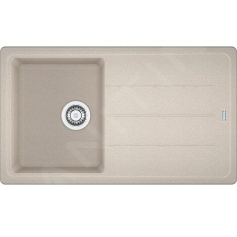 Franke Basis - Évier en fragranit BFG 611-86, 86x50 cm, sahara 114.0494.915