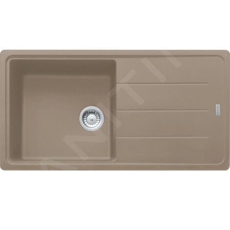 Franke Basis - Évier en fragranit BFG 611, 97x50 cm, huître 114.0494.758