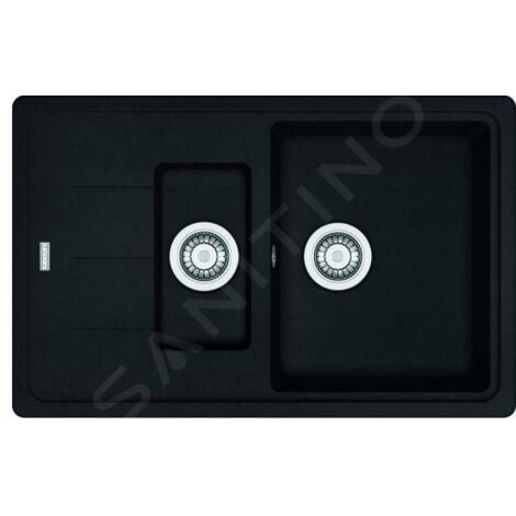 Franke Basis - Évier en fragranit BFG 651-78, 780x500 mm, noir mat 114.0661.514