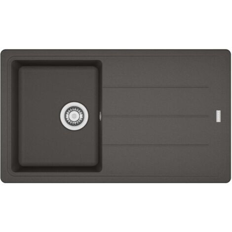 Franke Basis - Evier en fragranite BFG 611-86, 86x50 cm, gris ardoise 114.0713.946