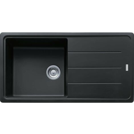 Franke Basis - Fragranit Spülbecken BFG 611, 97x50 cm, onyx 114.0285.305