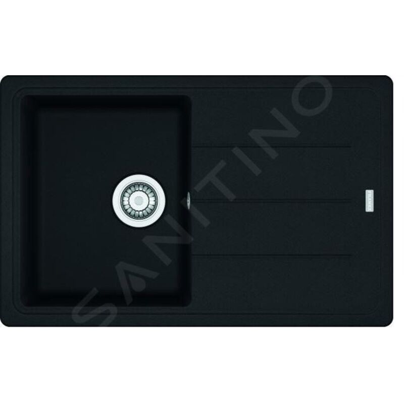 Franke - Basis - Évier en fragranit bfg 611-78, 78x50 cm, noir mat 114.0661.513 Franke - Basis - Évier en fragranit bfg 611-78, 78x50 cm, noir mat 114.0661.513