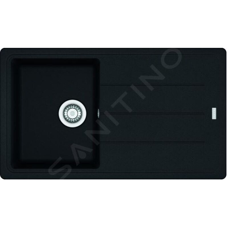 Franke - Basis - Évier en fragranit bfg 611-86, 86x50 cm, noir mat 114.0661.512 Franke - Basis - Évier en fragranit bfg 611-86, 86x50 cm, noir mat 114.0661.512