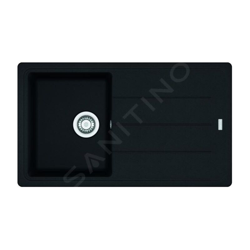 Basis - Évier en fragranit bfg 611-86, 86x50 cm, noir mat 114.0661.512 - Franke