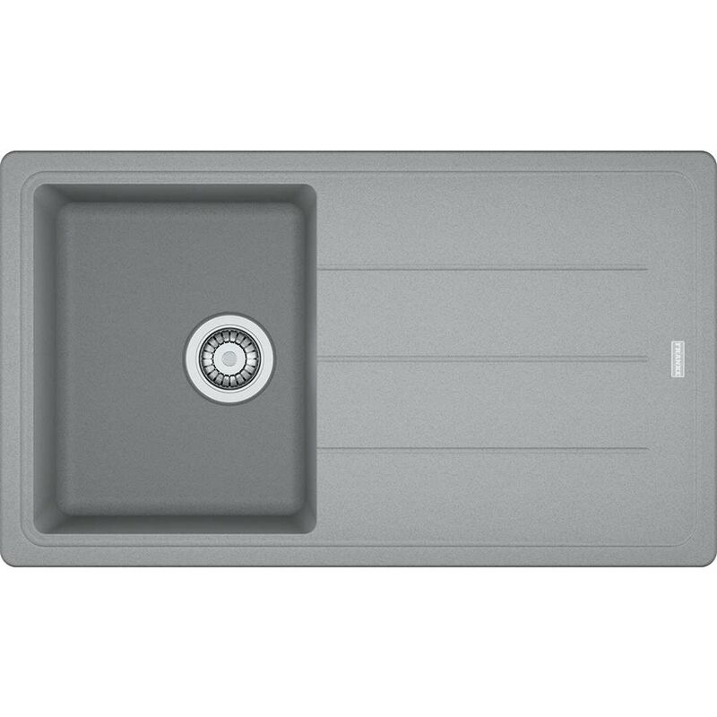 Basis - Évier en fragranit bfg 611-86, 86x50 cm, pierre grise 114.0494.919 - Franke