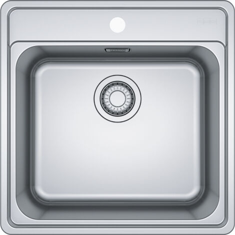 Franke Bell BCX 610-51. Tipo di lavello: Lavello sottopiano, Forma del lavandino: Quadrato, Materiale del lavandino: Acciaio inox. Larghezza: 510 mm, Lunghezza: 510 mm, Larghezza del... - 101.0693.351