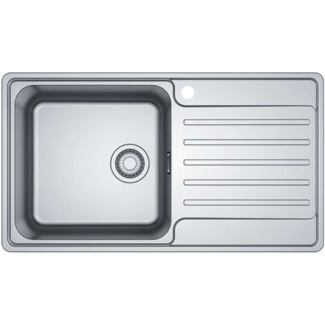 Franke Bell - Évier BCX 211-86/2, 86x48 cm, inox 127.0738.577
