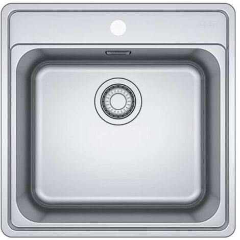 Franke Bell - Fregadero BCX 610-51, 51x51 cm, acero inoxidable 101.0698.010