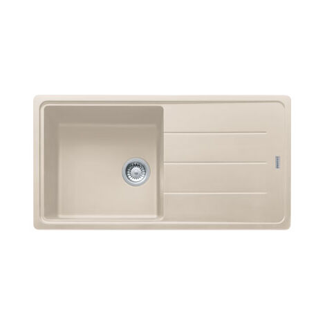 Franke Boston BFG 611-97. Colore del prodotto: Beige, Numero di vasche per lavello: 1 ciotole, Dimensioni prima vasca (LxL): 450 x 420 mm. Larghezza: 970 mm, Profondità: 500 mm, Larg... - 114.0276.080