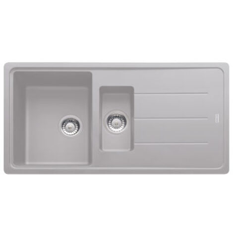 Franke Boston BFG 651. Colore del prodotto: Alluminio, Numero di vasche per lavello: 2 ciotole, Dimensioni prima vasca (LxL): 340 x 420 mm. Larghezza: 970 mm, Profondità: 500 mm, Lar... - 114.0276.135
